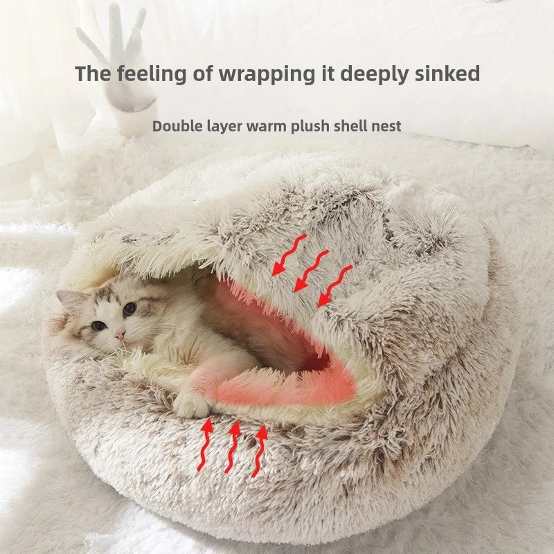 Autumn & Winter Soft Plush Pet Bed